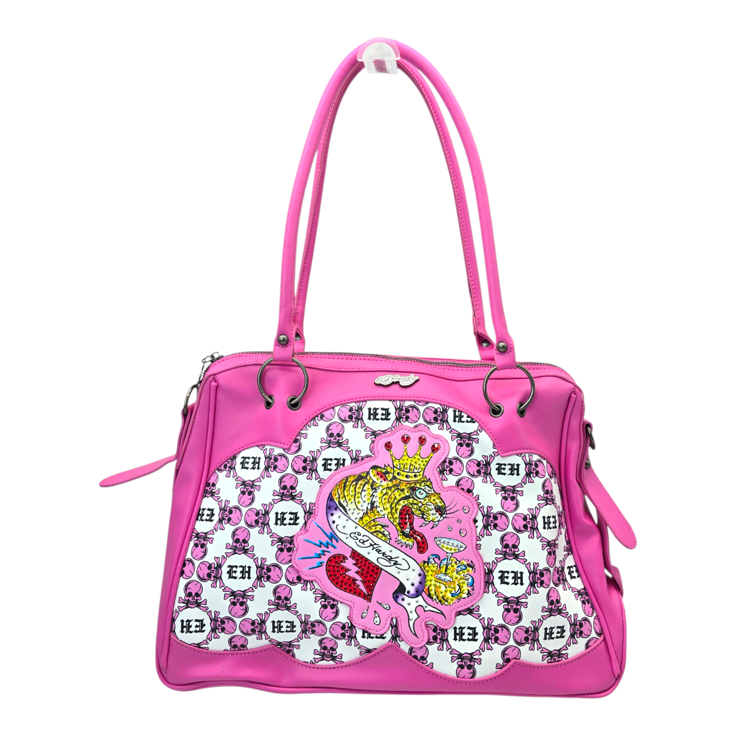 Tote Ed Hardy rosa 40x30cm aprox