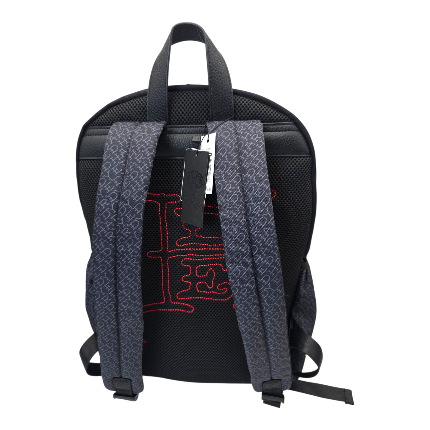 Mochila Ed Hardy negra loneta 31x44cm aprox