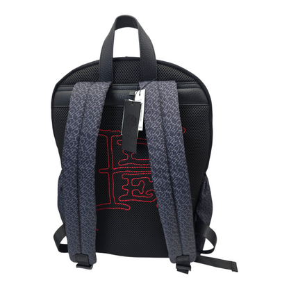 Mochila Ed Hardy negra loneta 31x44cm aprox