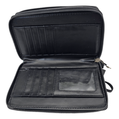 Cartera monedero doble mezclilla Ed Hardy