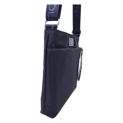 Crossbody Náutica azul marino satinada 23x24cm aprox