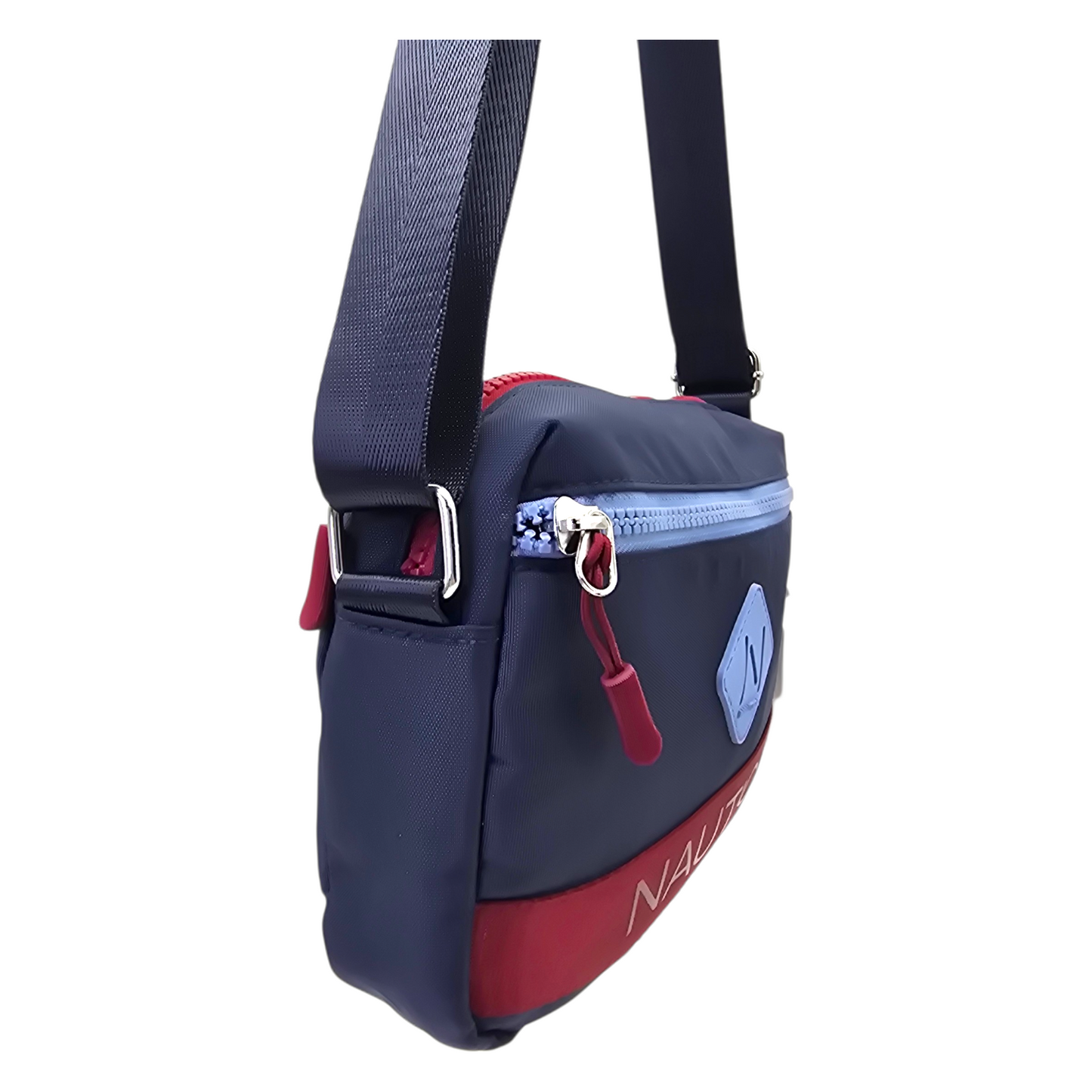 Crossbody Náutica azul marino horizontal  24x17cm aprox