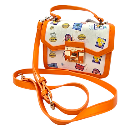 Bolso de mano con strap largo para crossbody rígido Aldo original 18x14cm aprox