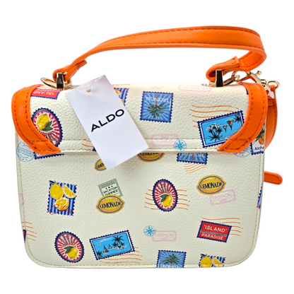 Bolso de mano con strap largo para crossbody rígido Aldo original 18x14cm aprox