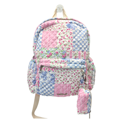 Mochila mediana Steve Madden girl patchwork de tela