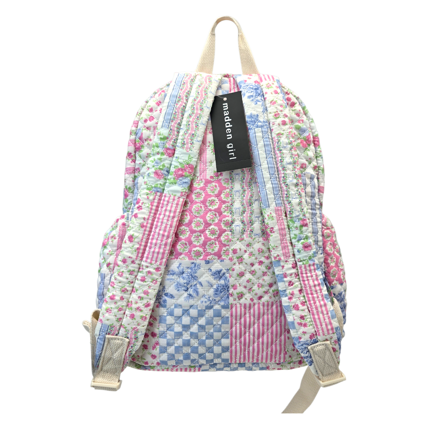 Mochila mediana Steve Madden girl patchwork de tela