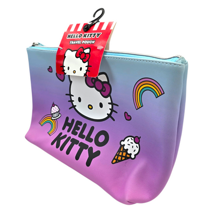 Estuche cosmetiquera bolsa Hello Kitty ombre 29x20cm aprox