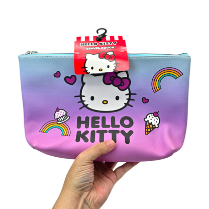 Estuche cosmetiquera bolsa Hello Kitty ombre 29x20cm aprox