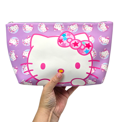 Estuche cosmetiquera bolsa Hello Kitty luna 29x20cm aprox