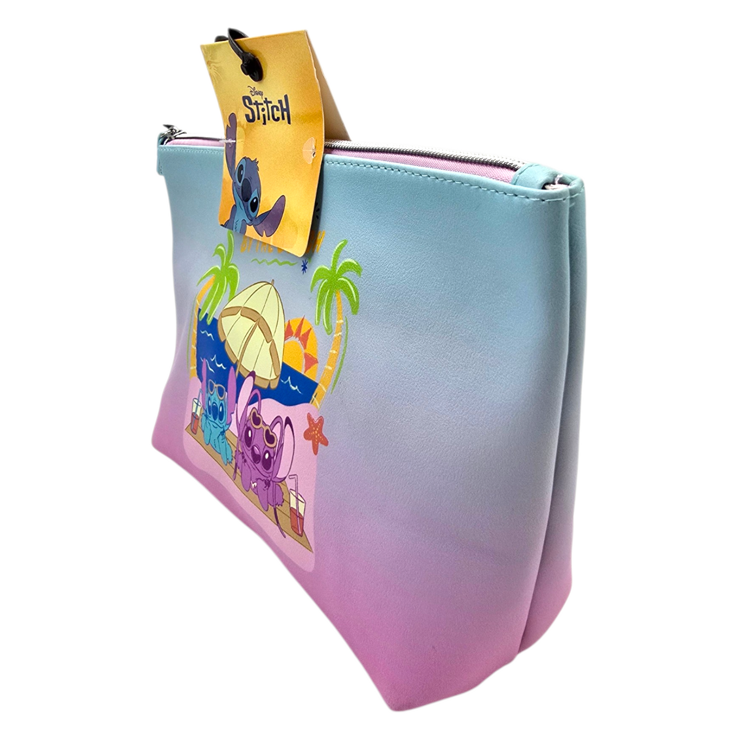 Estuche cosmetiquera bolsa Stitch ombre 29x20cm aprox