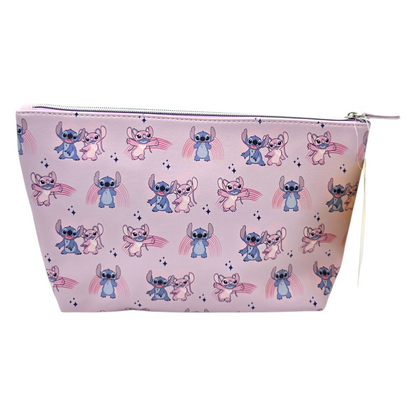 Estuche cosmetiquera bolsa Stitch y Ángel 29x20cm aprox