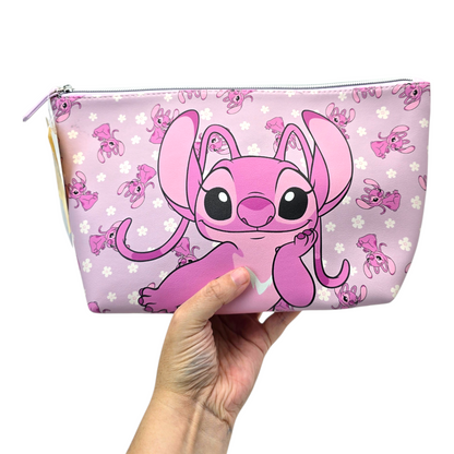 Estuche cosmetiquera bolsa Ángel Stitch 29x20cm aprox