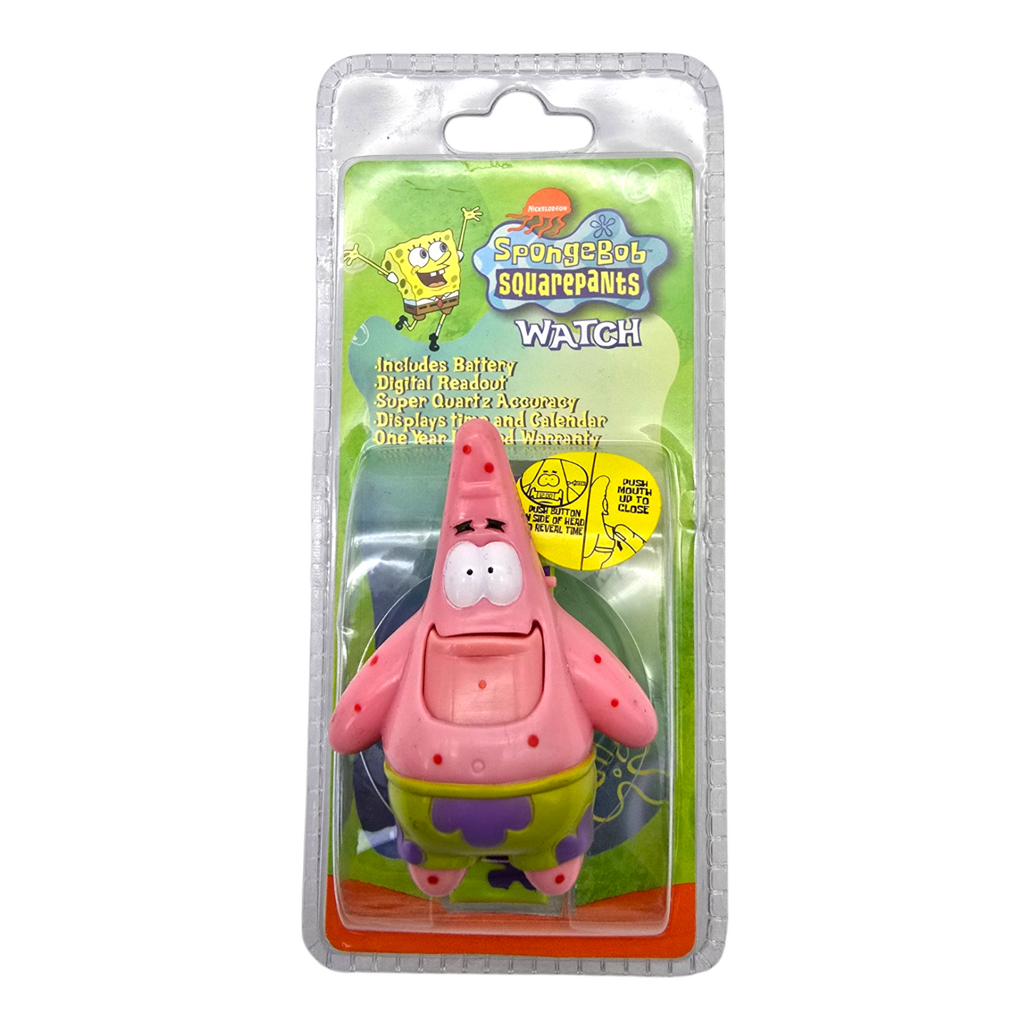 Reloj digital vintage Bob Esponja Patricio