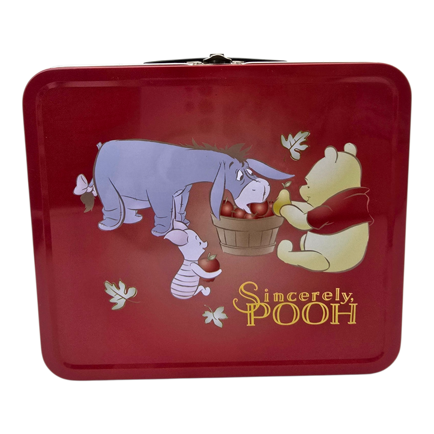 Lonchera caja de metal vintage Winnie Pooh 21x17x10cm