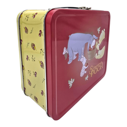 Lonchera caja de metal vintage Winnie Pooh 21x17x10cm