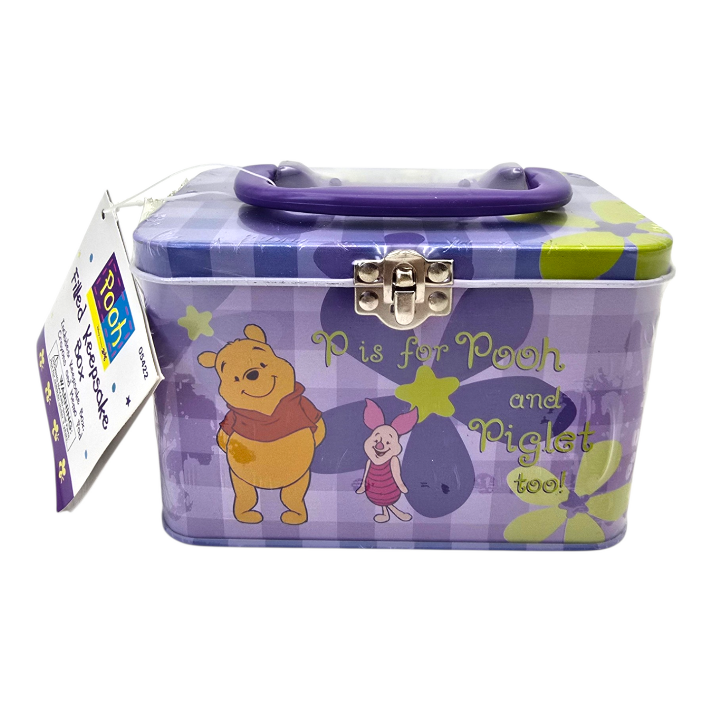 Alcancía aluminio Winnie Pooh vintage 14x9x10cm