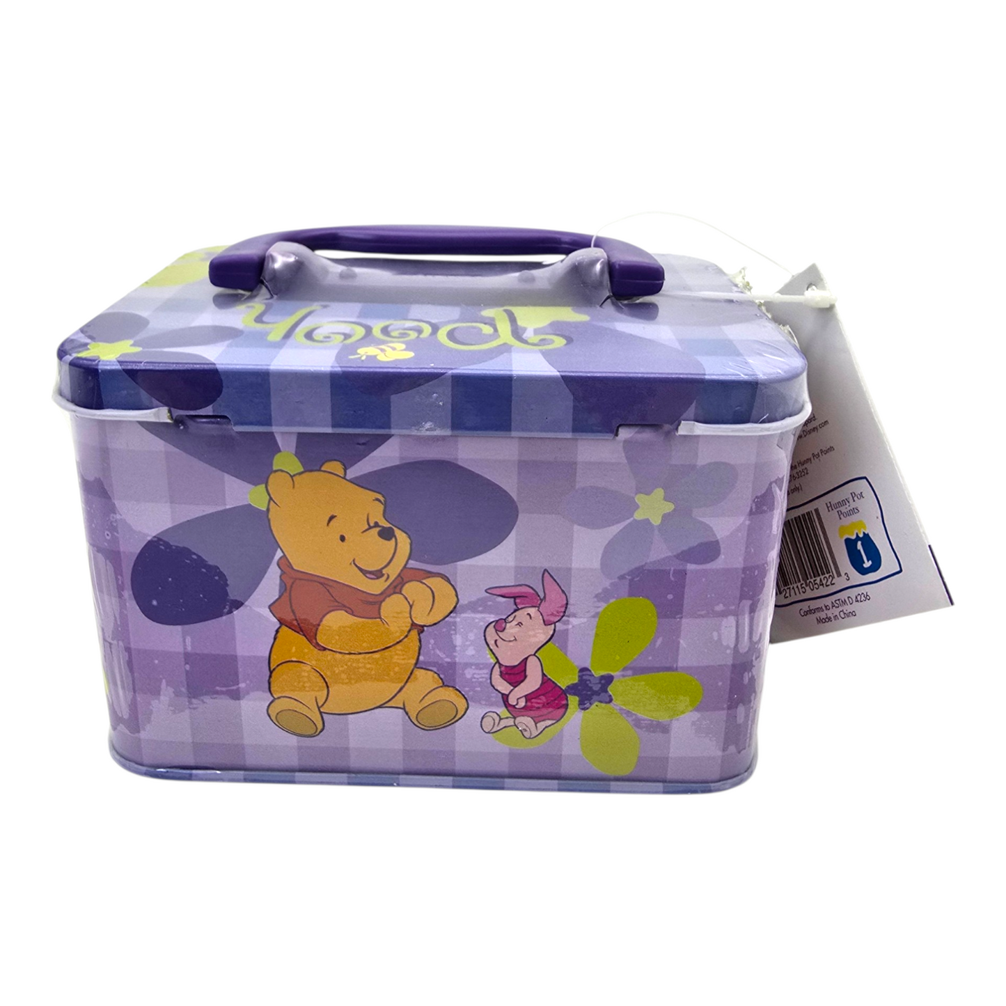 Alcancía aluminio Winnie Pooh vintage 14x9x10cm