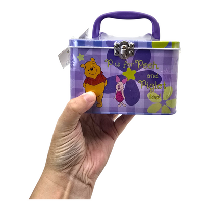 Alcancía aluminio Winnie Pooh vintage 14x9x10cm