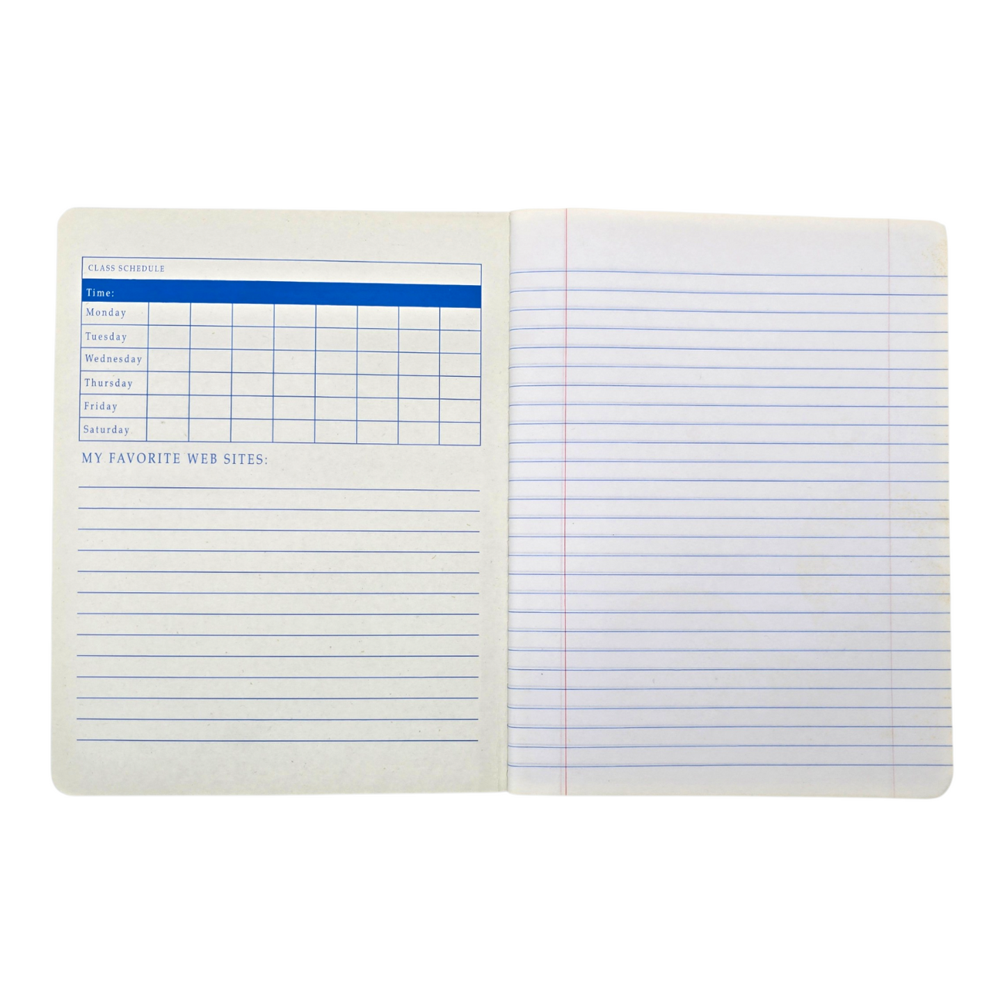 Cuaderno cosido Monsters inc 50 hojas vintage azul