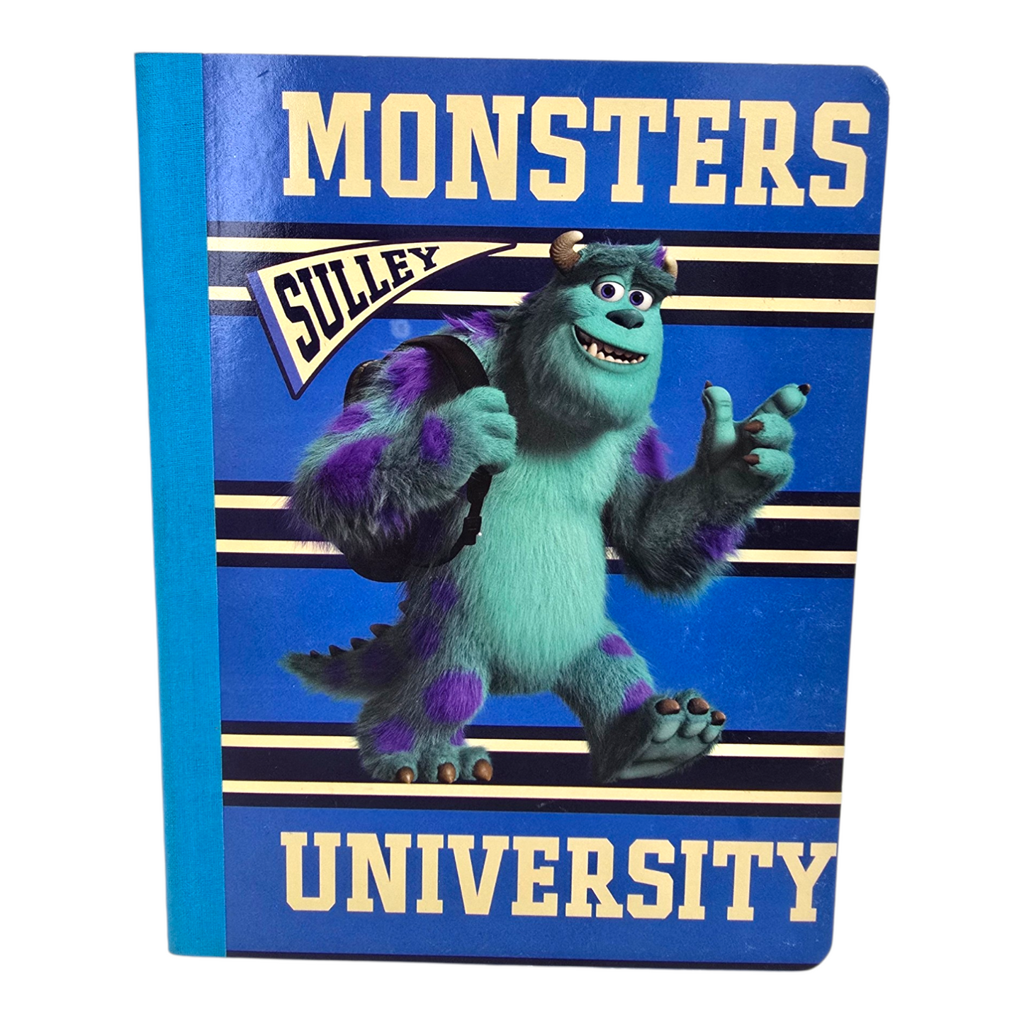 Cuaderno cosido Monsters inc 50 hojas vintage azul