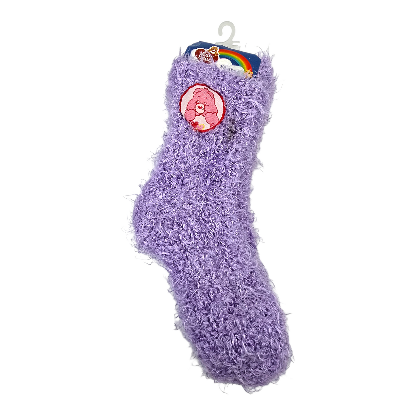 Care bears calcetas vintage "Feather socks" año 2005 Lila Adulto talla 9-11 americano (1 par)