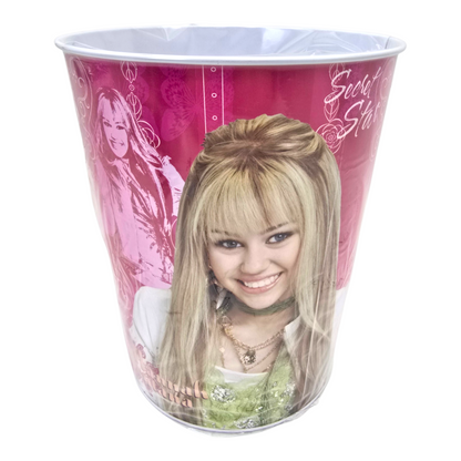 Bote de aluminio Hannah Montana Vintage diámetro 20 cms, altura 24 cms