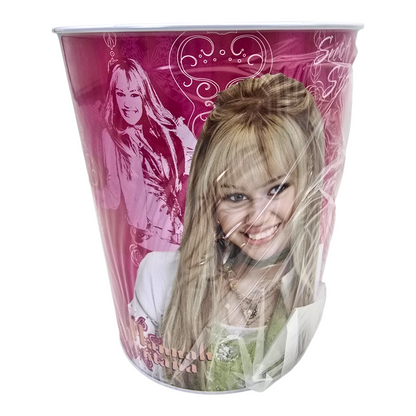 Bote de aluminio Hannah Montana Vintage diámetro 20 cms, altura 24 cms