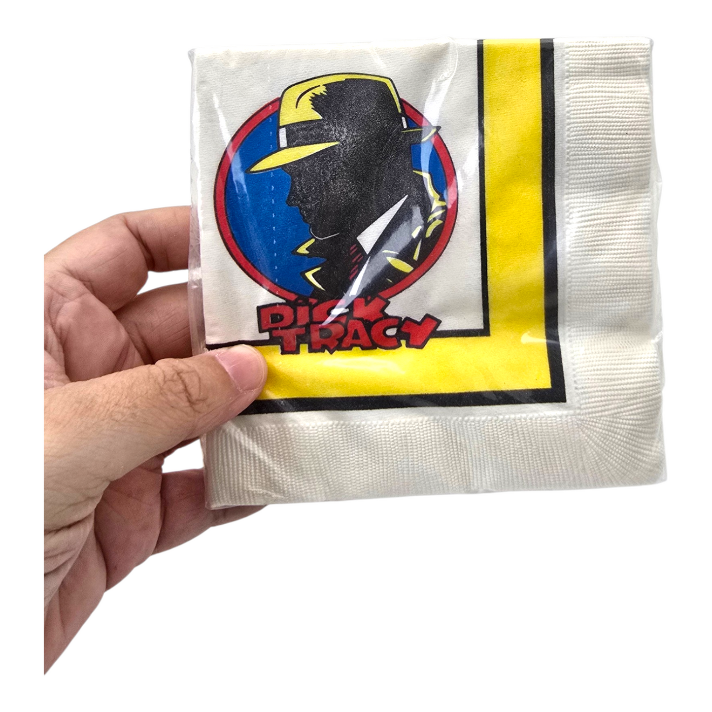 Dick Tracy vintage Set Para Fiesta 8 pax (ultra raro, altamente Coleccionable)