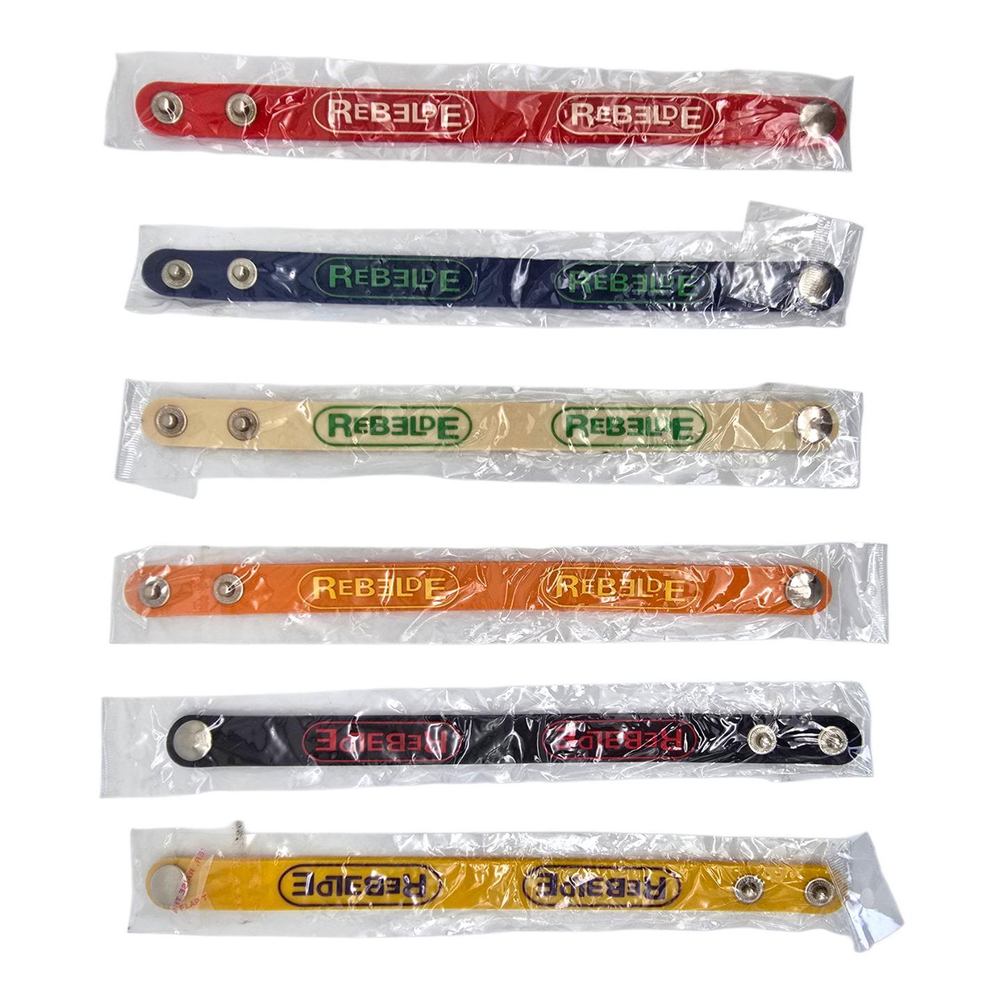 Brazalete Vintage Rebelde RBD PVC con botones