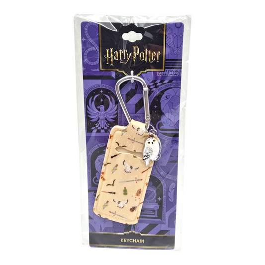 Llavero porta lipbalm con charm de acrílico Harry Potter