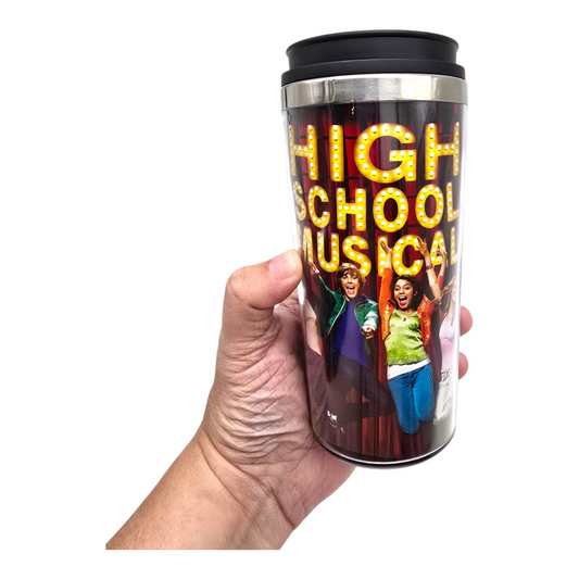 High school musical Vintage años 2000s vaso thermos plástico con Acrílico