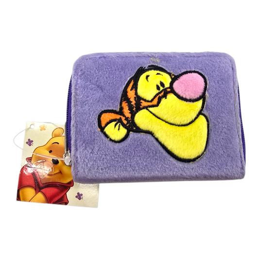 Cartera monedero vintage Disney de peluche Tiger lila