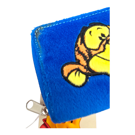 Cartera monedero vintage Disney de peluche Tiger azul