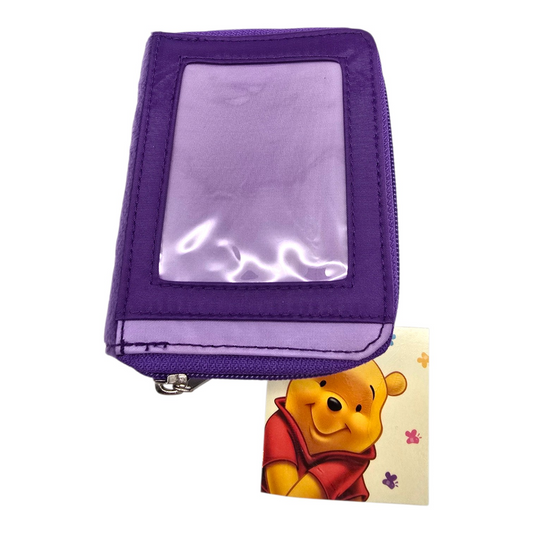 Cartera monedero vintage Disney de peluche Eeyore Pooh morada