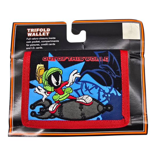 Cartera monedero vintage Marvin WB trifold negra
