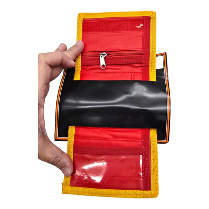 Cartera monedero vintage Marvin WB trifold rojo $