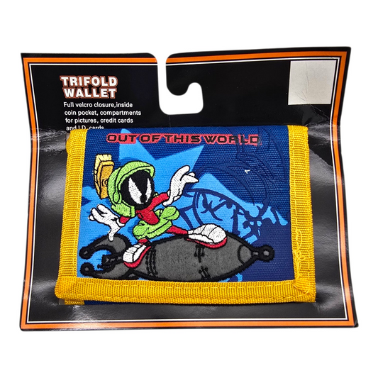 Cartera monedero vintage Marvin WB trifold azul