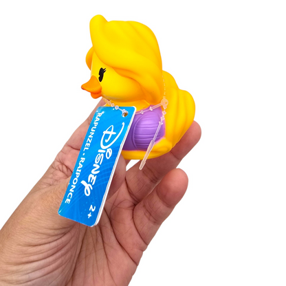 Mini Patos de hule Disney Duckz Rapunzel