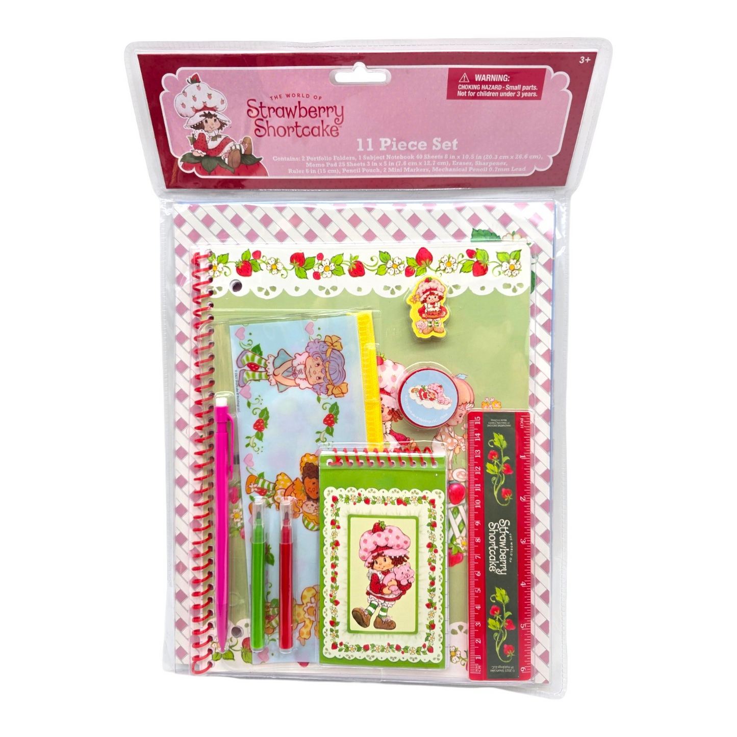 Rosita Fresita Set de papelería 11 piezas