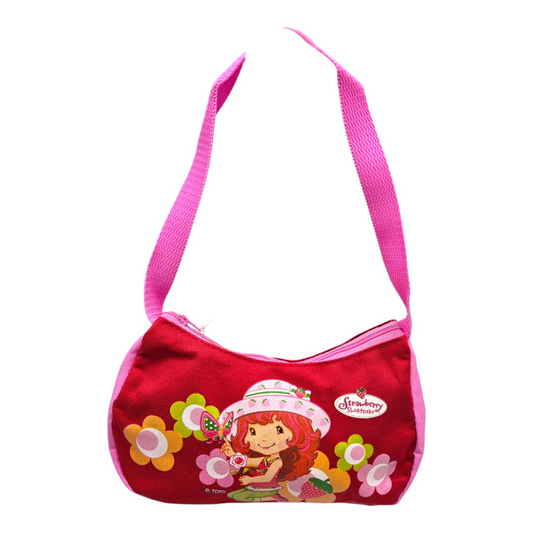 Bolsa pequeña vintage Rosita Fresita 19x10cm aprox roja american greetings 2008