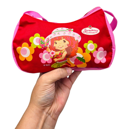 Bolsa pequeña vintage Rosita Fresita 19x10cm aprox roja american greetings 2008