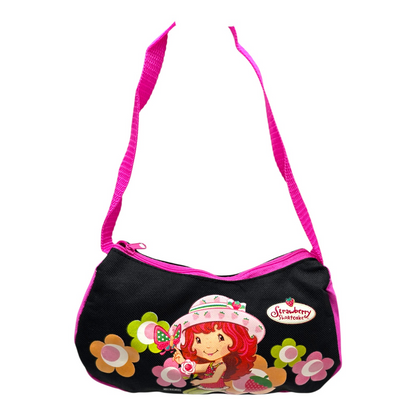 Bolsa pequeña vintage Rosita Fresita 19x10cm aprox negra american greetings 2008