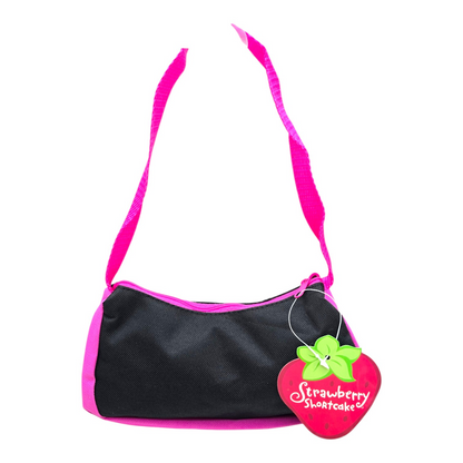 Bolsa pequeña vintage Rosita Fresita 19x10cm aprox negra american greetings 2008