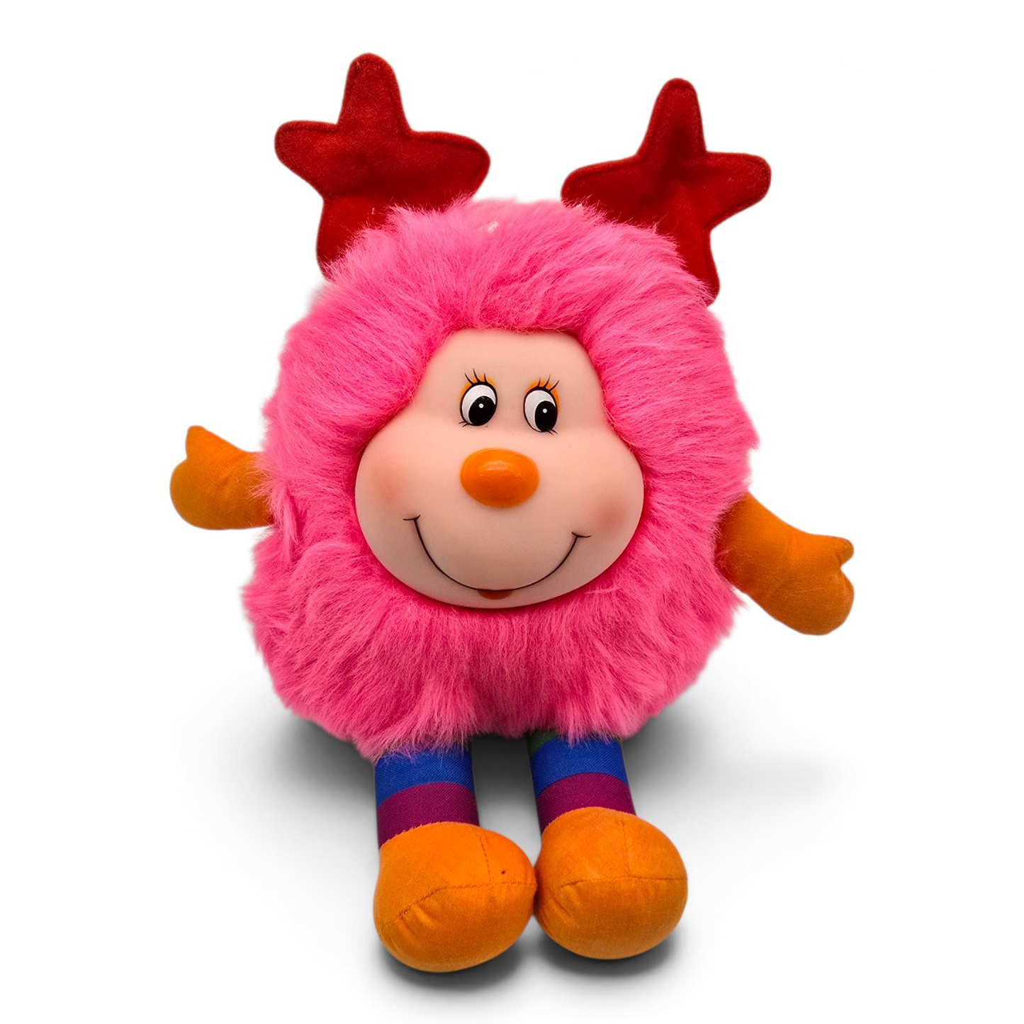 🌈✨Pre-loved Rainbow Brite Rosa Sprite Niña Dee Lite con marca Plumón años 80s (segunda mano) #8