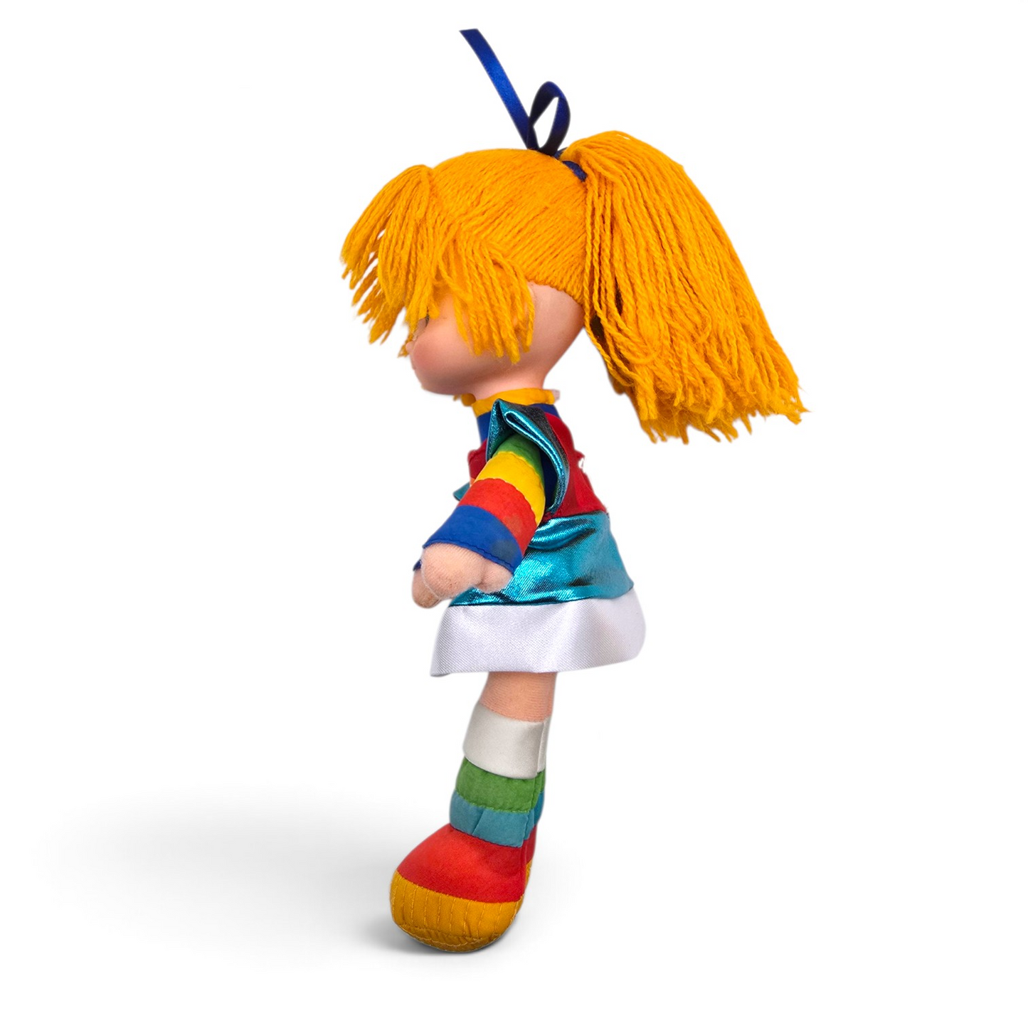 🌈✨Pre-loved Rainbow Brite años 80s 25 cms (segunda mano) Vestido recreado réplica 28
