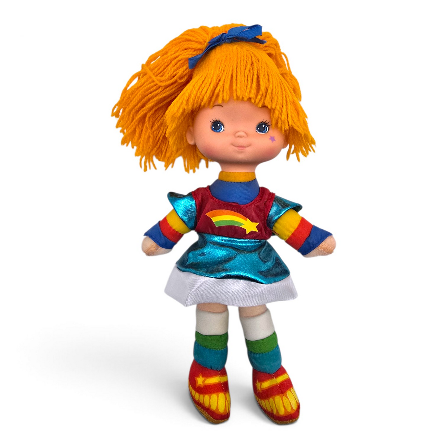 🌈✨Pre-loved Rainbow Brite años 80s 25 cms (segunda mano) Vestido recreado réplica 30