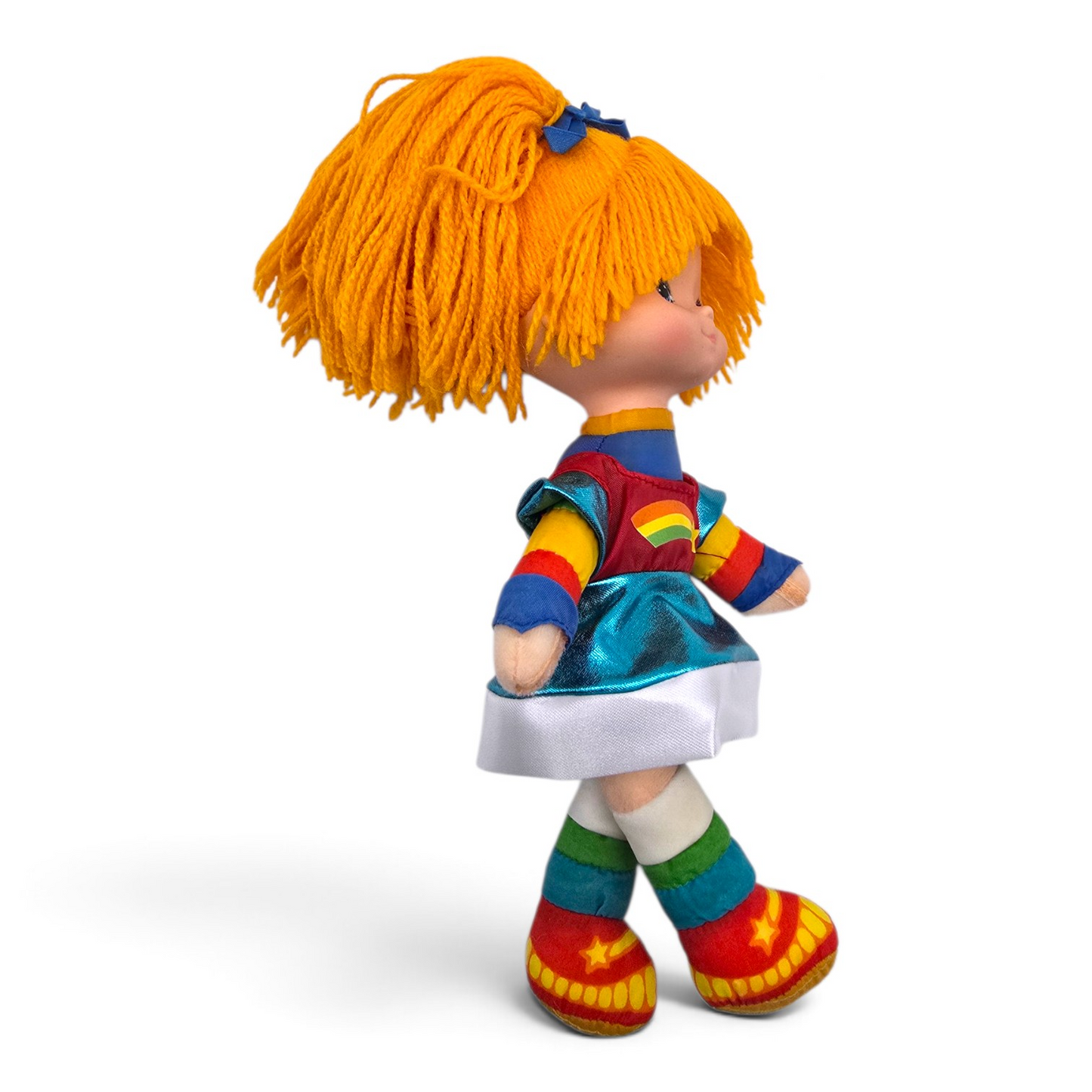 🌈✨Pre-loved Rainbow Brite años 80s 25 cms (segunda mano) Vestido recreado réplica 30