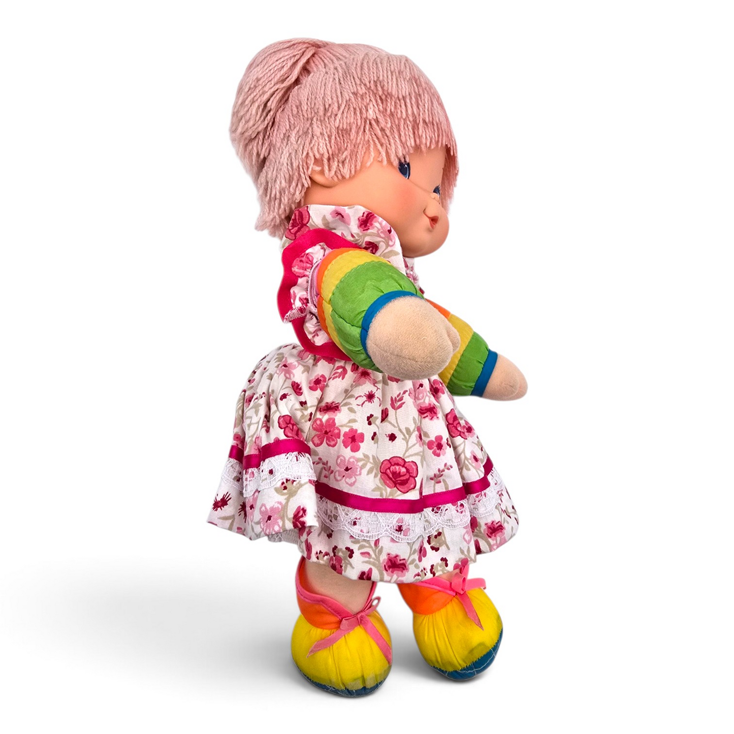🌈✨Pre-loved Rainbow Brite años 80s Baby Brite 36 cms (segunda mano) con vestido genérico de cortesía #34