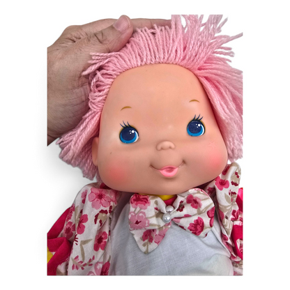 🌈✨Pre-loved Rainbow Brite años 80s Baby Brite 36 cms (segunda mano) con vestido genérico de cortesía #35 ver fotos carita