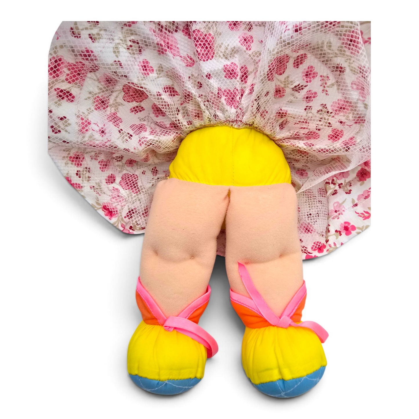 🌈✨Pre-loved Rainbow Brite años 80s Baby Brite 36 cms (segunda mano) con vestido genérico de cortesía #35 ver fotos carita